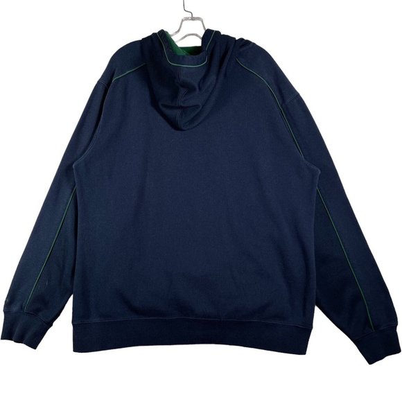 Adidas Notre Dame Pullover Hoodie Size XL Blue Green‎ Logo Spell Out Pockets - Picture 6 of 12